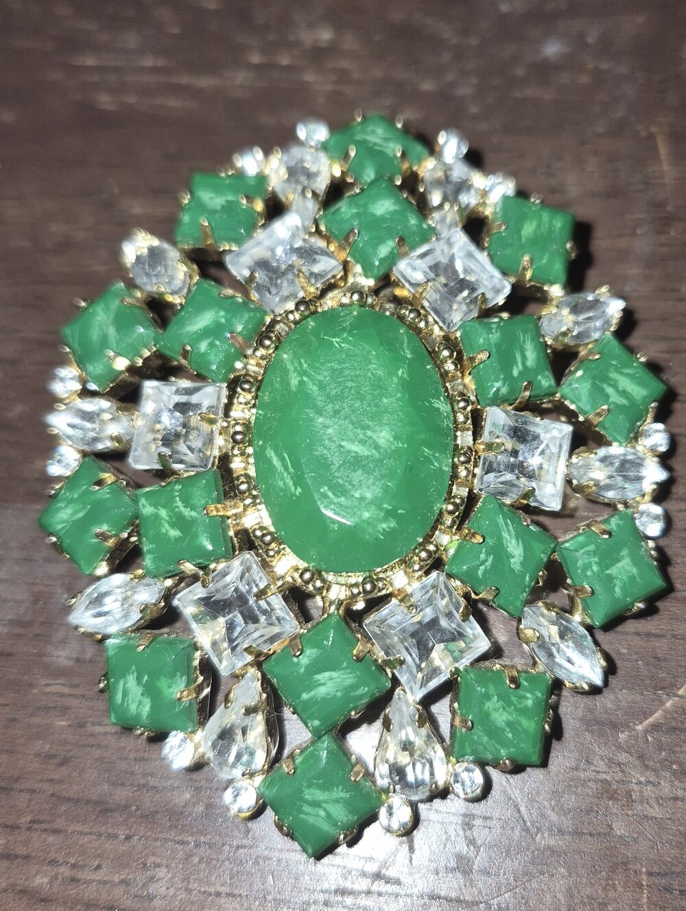 VINTAGE 1960 ARNOLD SCAASI RUNWAY BROOCH PENDANT